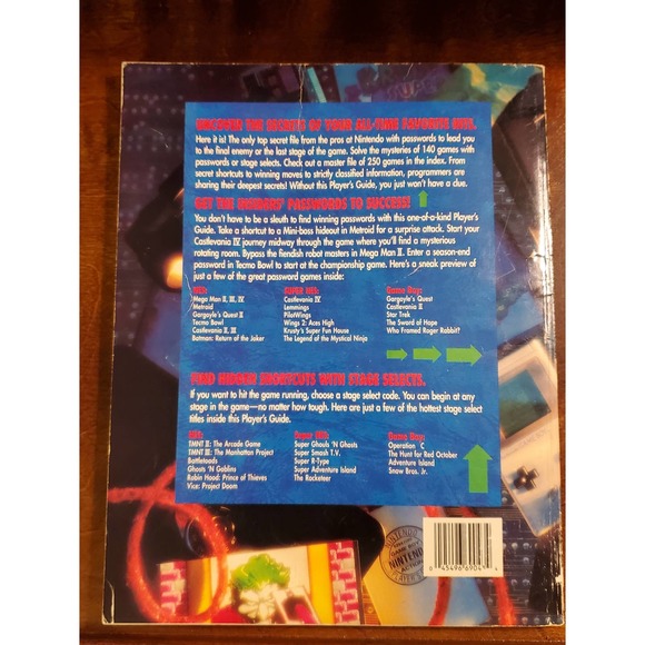 Vintage 1992 Top Secret Passwords Nintendo Player's guide - Picture 2 of 8